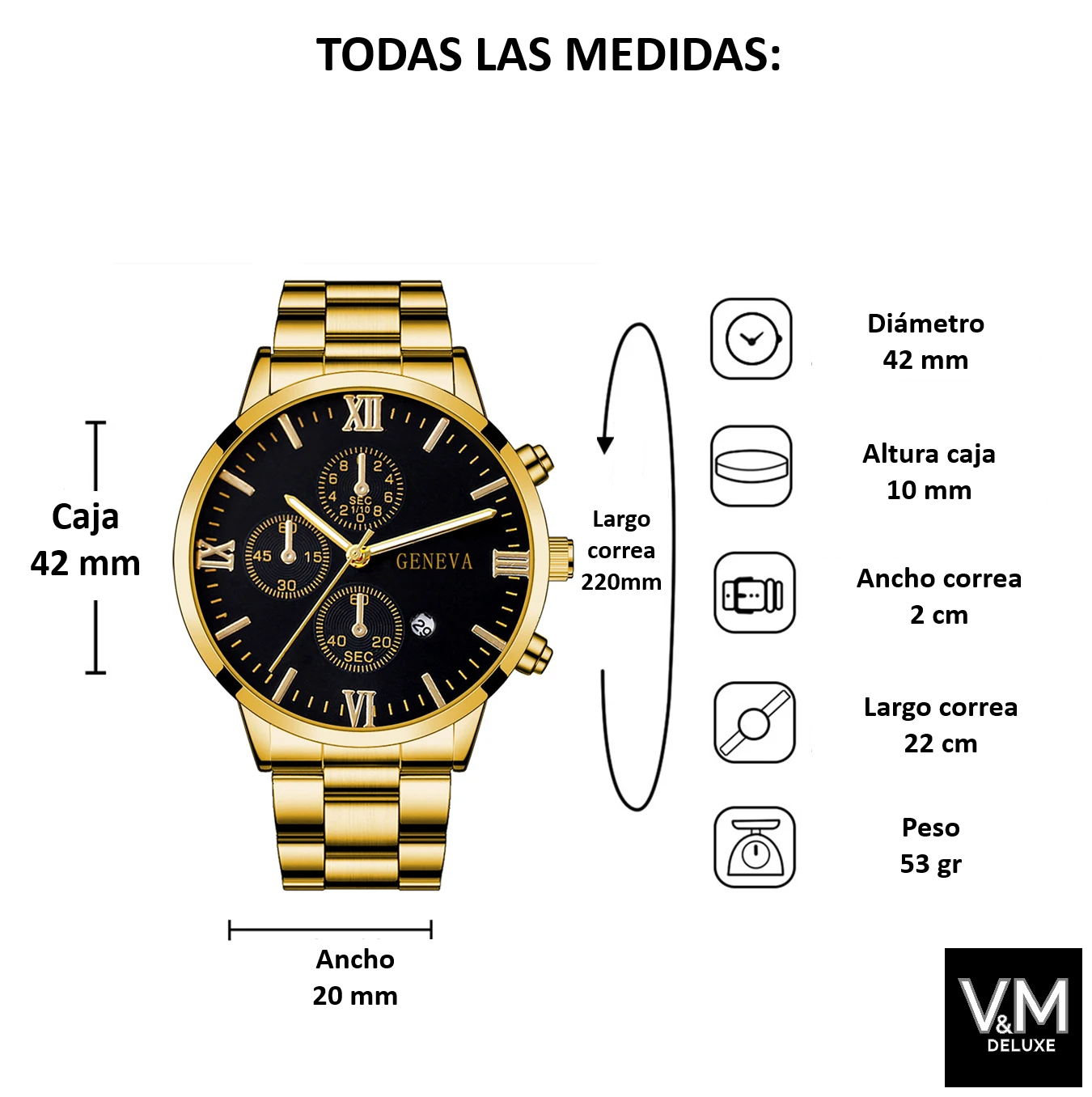 RELOJ CRONUS 2025 y accesorios de regalo.