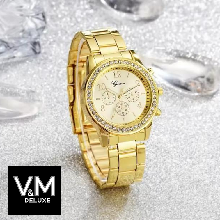 RELOJ GOLD EDITION® Y JOYAS A JUEGO EN CAJA EXPOSITORA DE REGALO